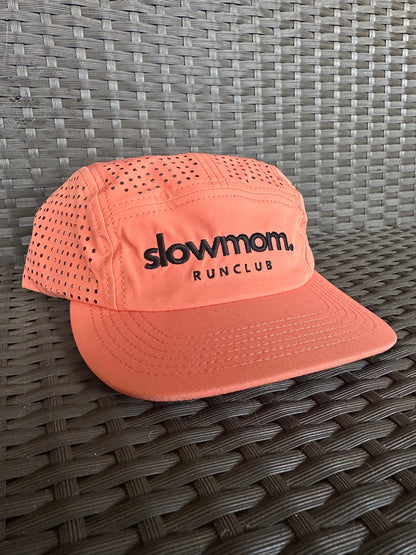 Slowmom 5 Panel Run Cap - Peach